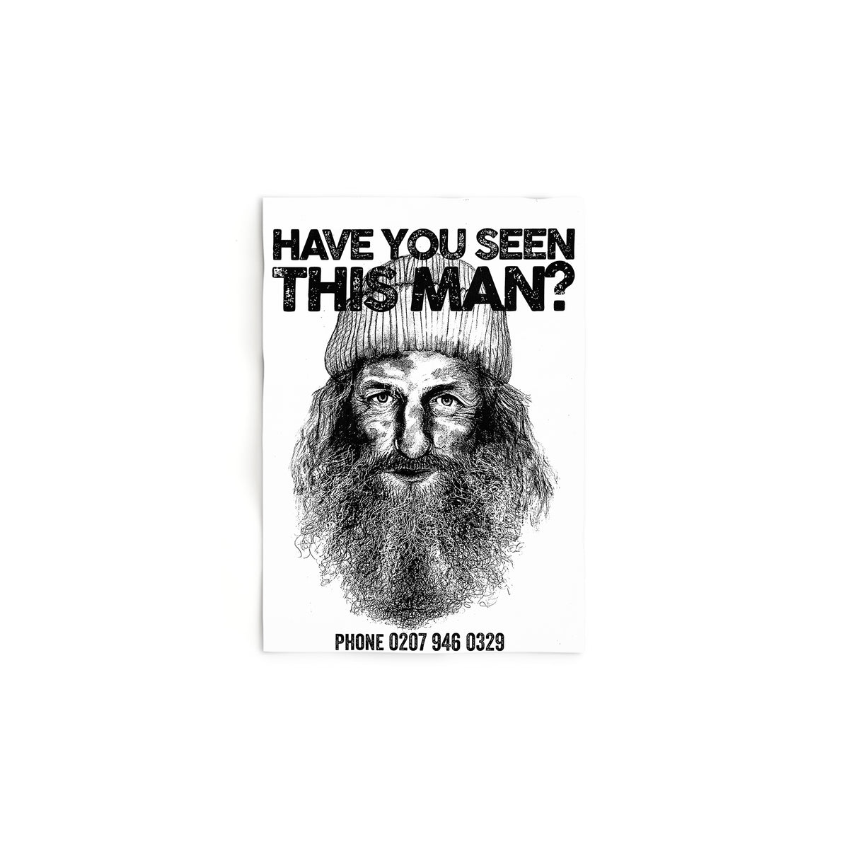 Have You Seen This Man Poster Template