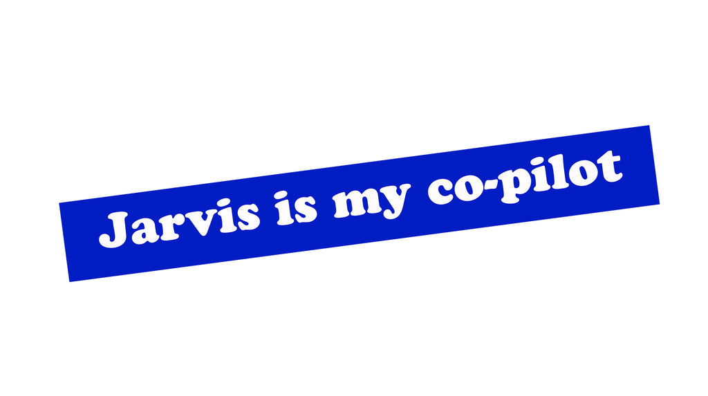 The Avengers 2 Age Of Ultron Jarvis Is My Co-Pilot Sticker Bumper - Replica Prop Store
 - 1