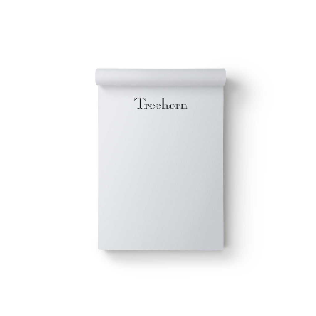 Treehorn Notepad | The Big Lebowski