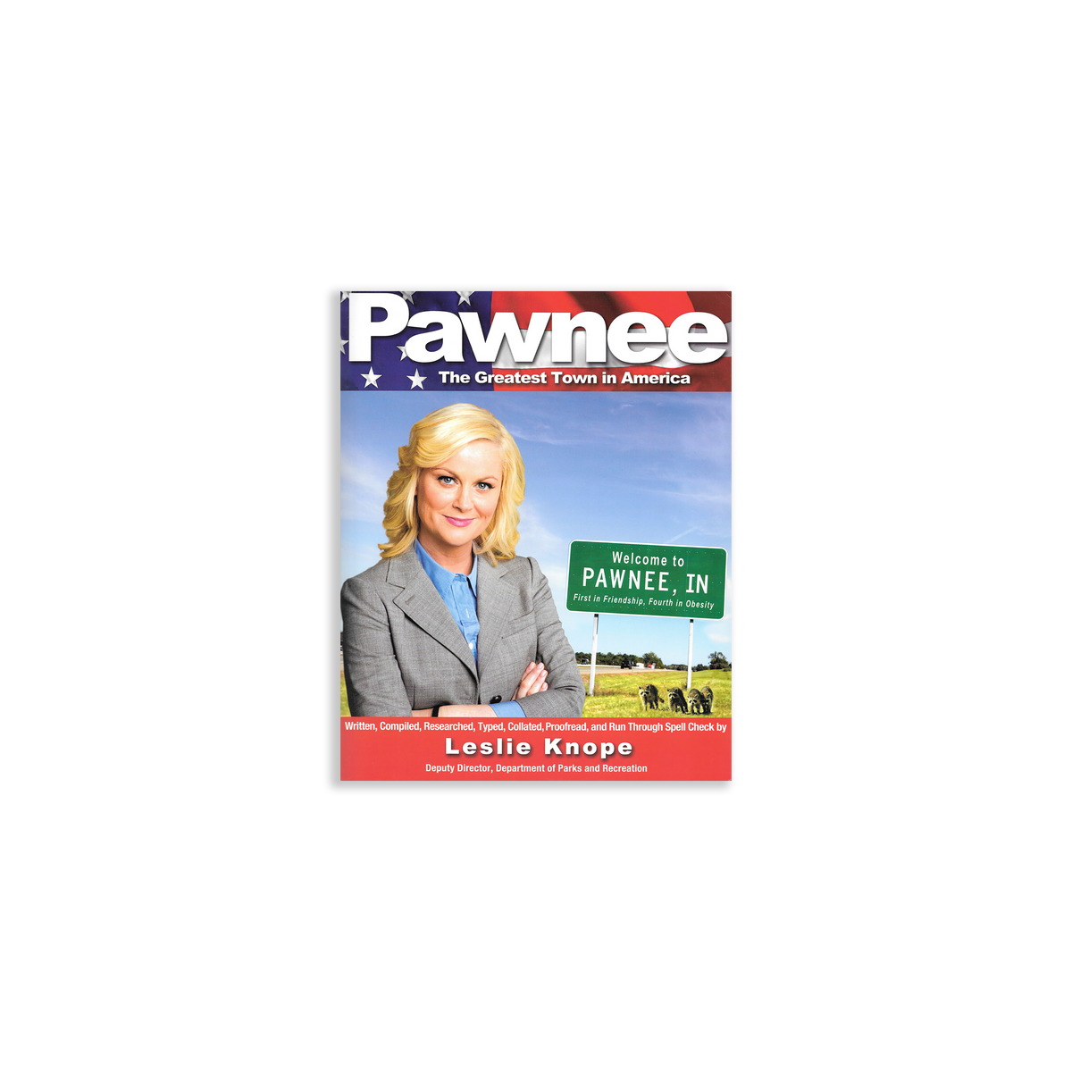 Pawnee The Greatest Town In America Book ReplicaPropStore