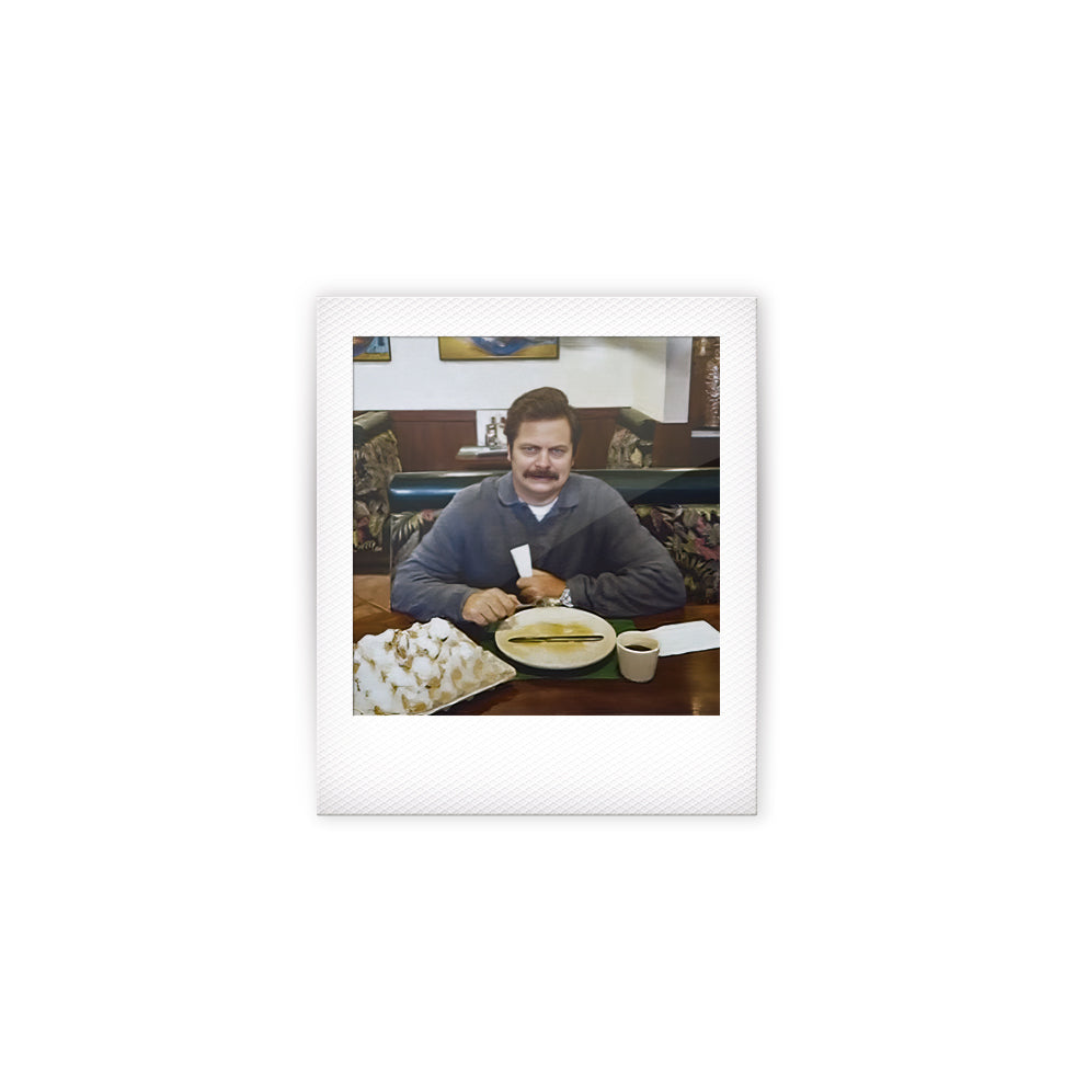 Man Most Eggs Polaroid | Parks And Recreation