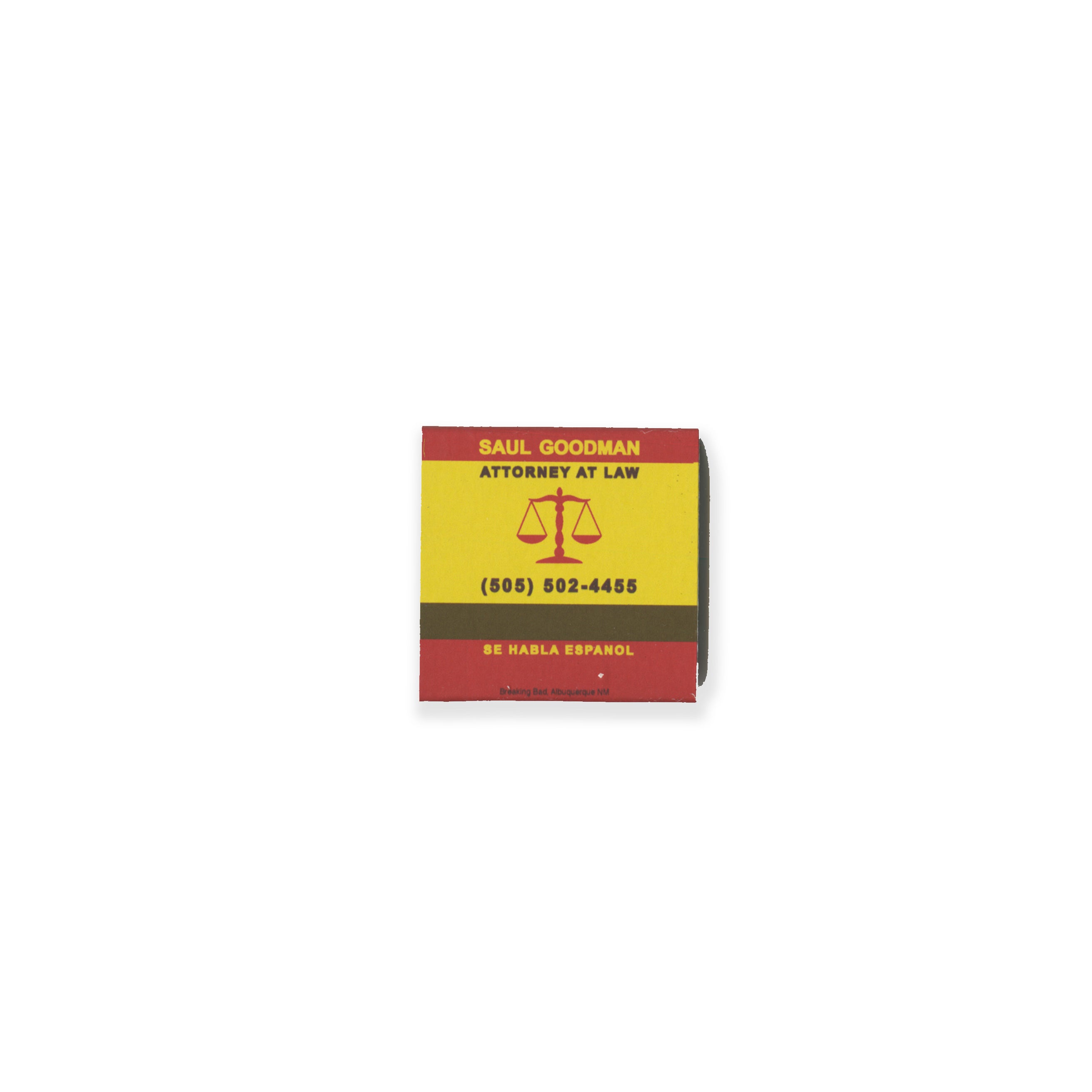 Saul Goodman Matchbook | Better Call Saul | ReplicaPropStore