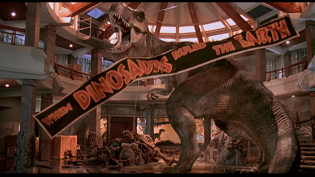 When Dinosaurs Ruled The Earth Outdoor Vinyl Banner | Jurassic Park