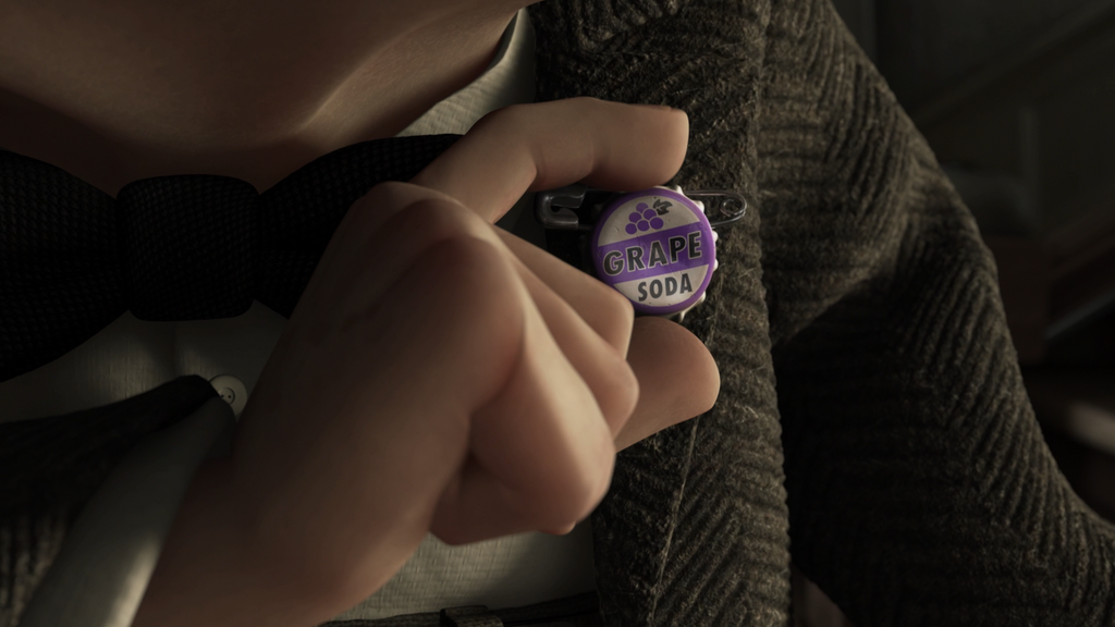 Grape Soda Lapel Pin | Up