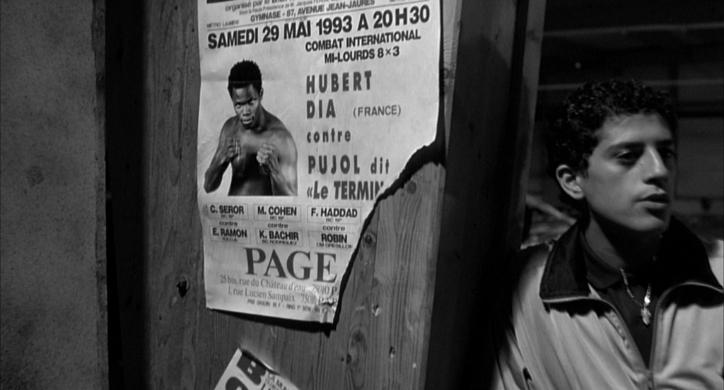 Hubert Dia Boxing Poster La Haine