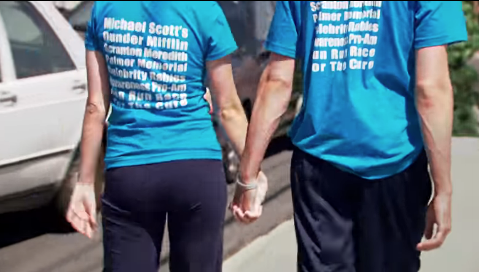 Michael Scott's Dunder Mifflin Scranton Meredith Palmer Memorial Celebrity Rabies Awareness Pro-Am Fun Run Race For The Cure T-Shirt