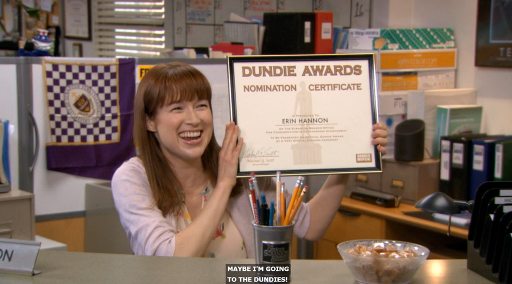 Dundie Awards Framed Certificate | The Office