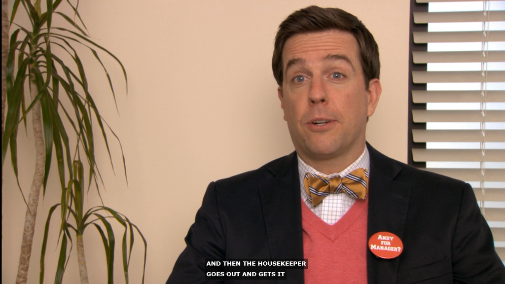 Andy For Manager? Badge Pin The Office