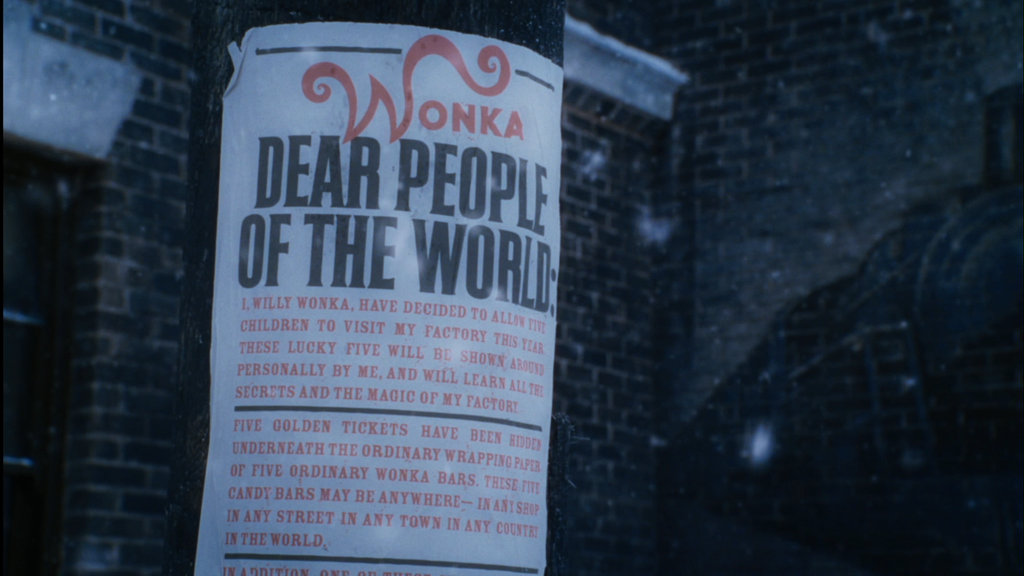 Wonka Announcement Poster | Charlie And The Chocolate Factory