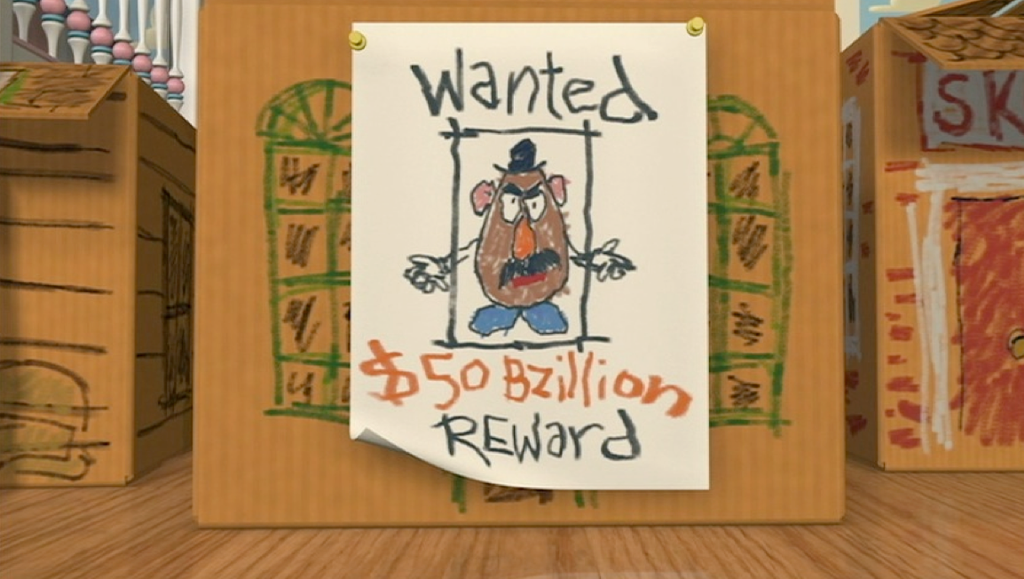 Mr Potato Head Wanted Poster