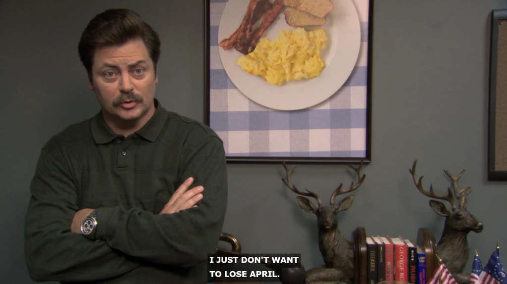Ron Swanson Breakfast Poster | Parks And Recreation