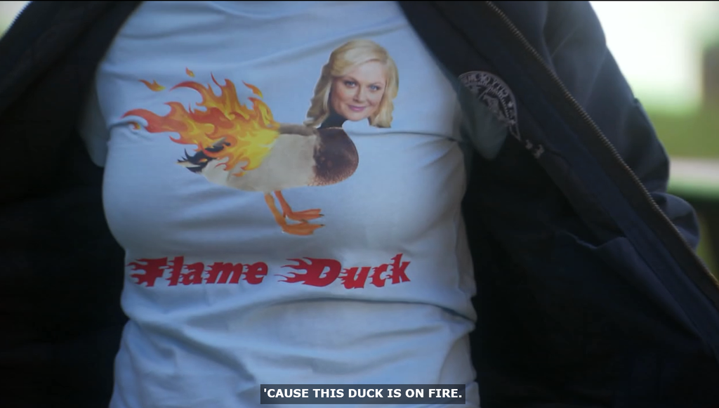 Flame Duck T-Shirt | Parks And Recreation