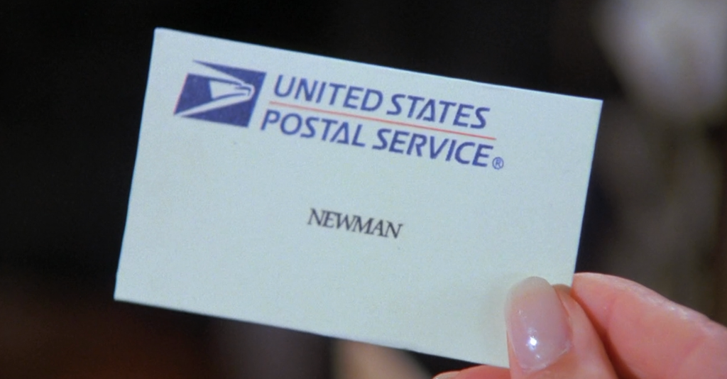 Newman Business Card | Seinfeld