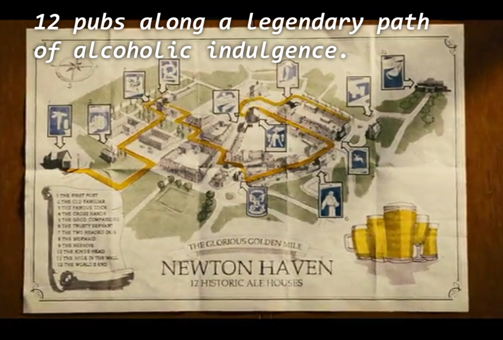 Newton Haven Map Poster