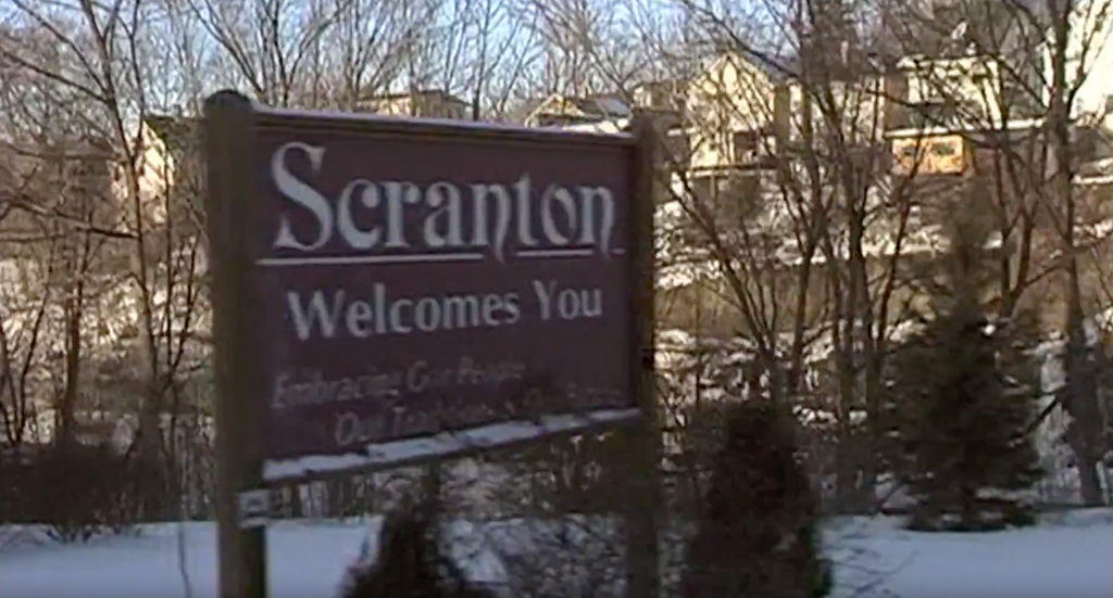 Scranton Welcomes You Sign Poster