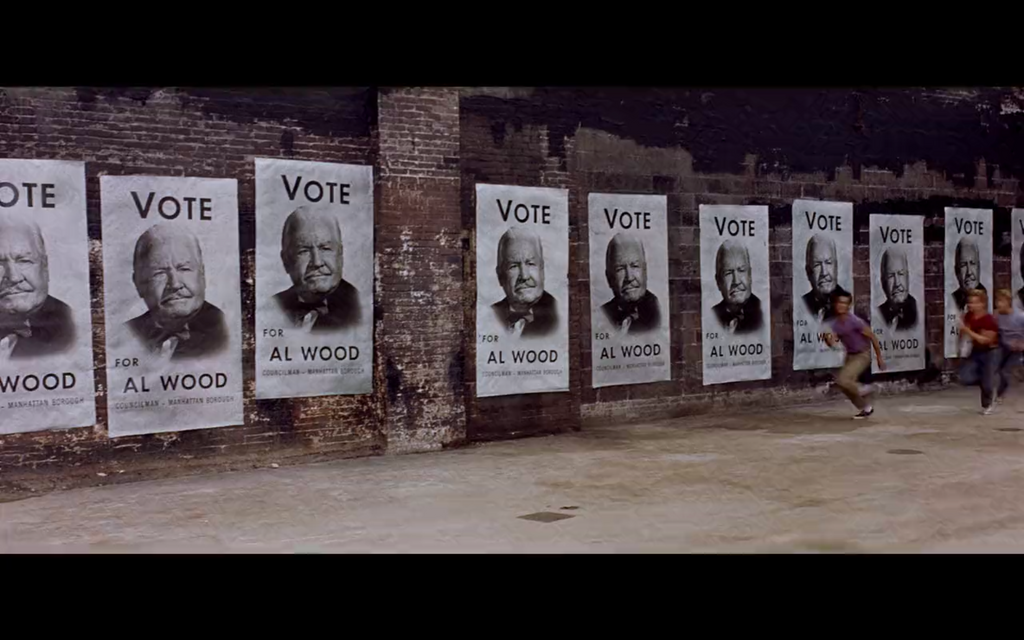 Vote For Al Wood Poster West Side Story