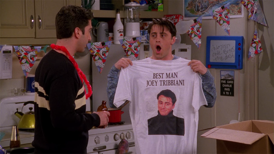 Ross Geller Bachelor Bash 1998 T-Shirt | Friends