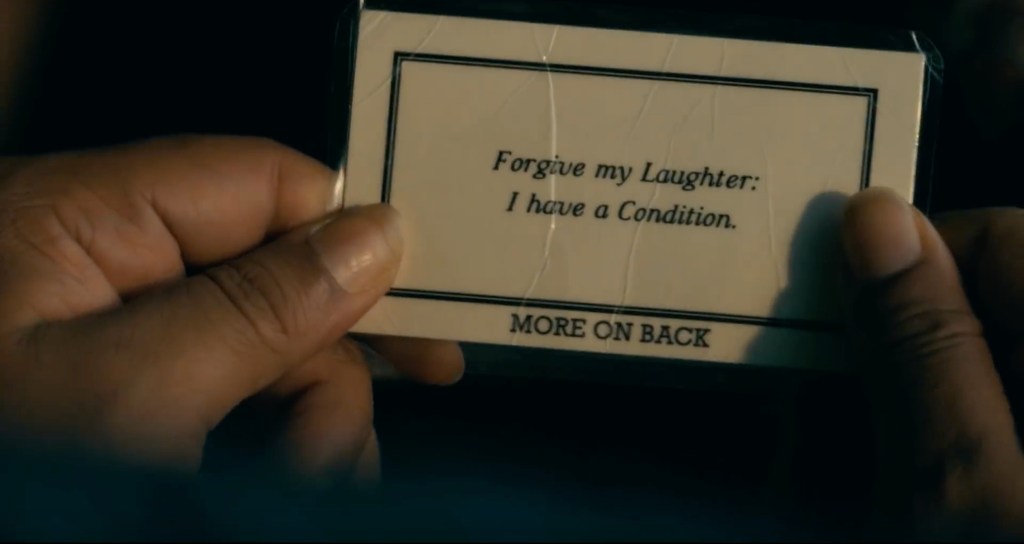 Joker Laughing Condition Card