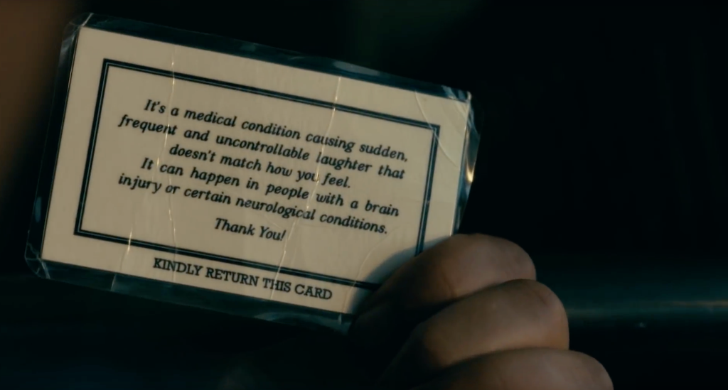 Joker Laughing Condition Card