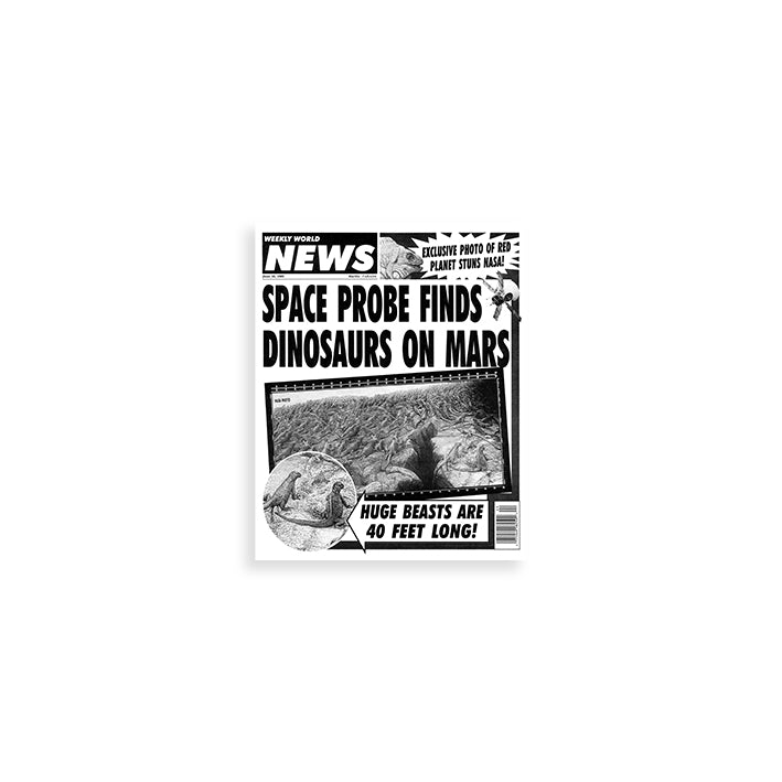Space Probe Finds Dinosaurs On Mars Print | Jurassic Park