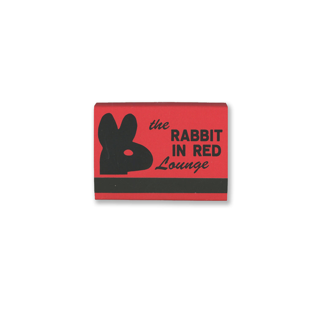 The Rabbit In Red Lounge Matchbook Halloween