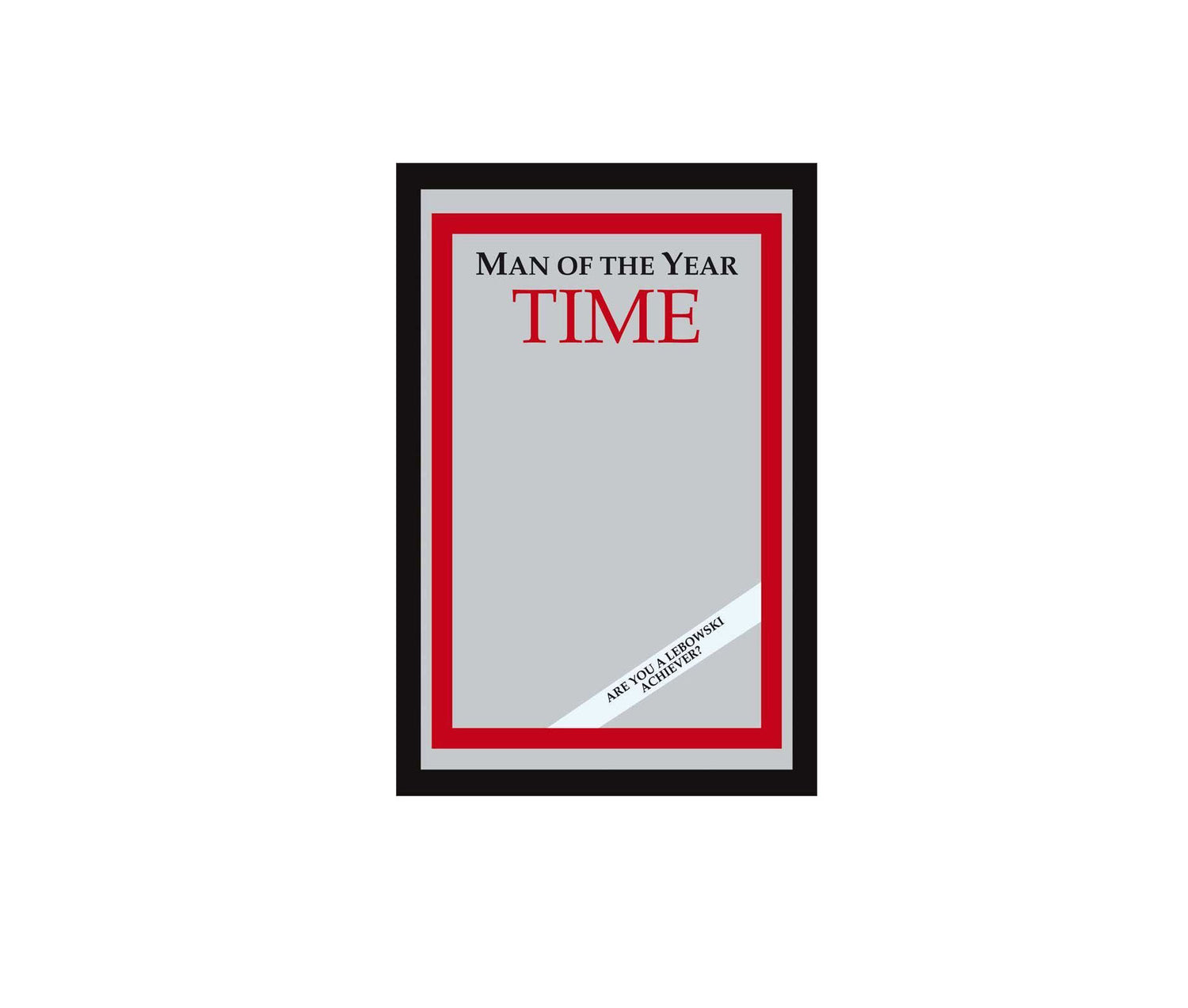 Time Magazine Man Of The Year Mirror The Big Lebowski ReplicaPropStore