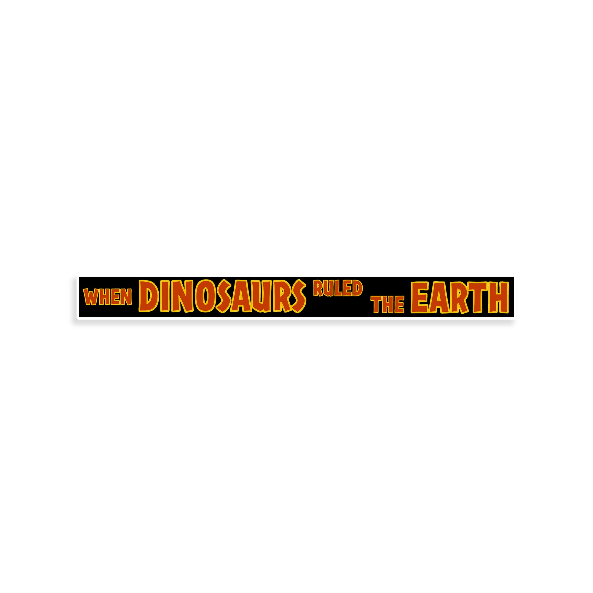 When Dinosaurs Ruled The Earth Outdoor Vinyl Banner Jurassic Park