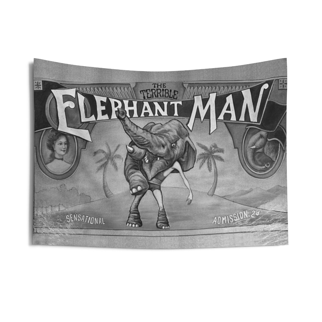 The Terrible Elephant Man Tapestry The Elephant Man