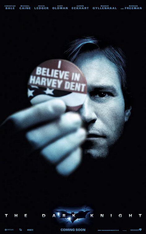 I Believe In Harvey Dent Button Badge | The Dark Knight