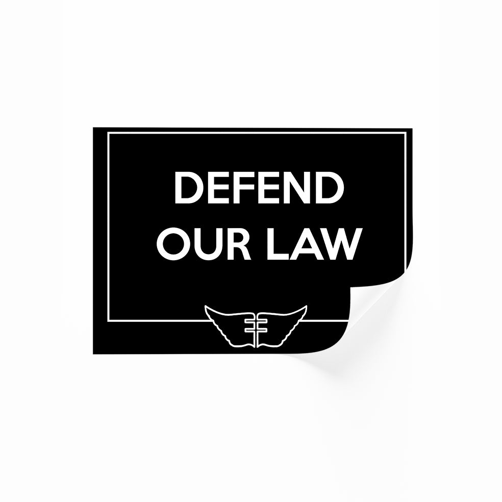Defend Our Law Poster V for Vendetta