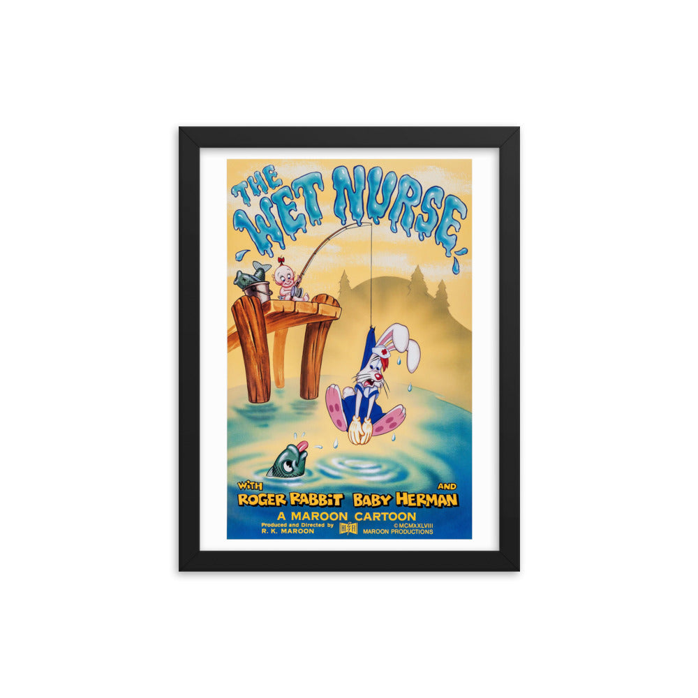The Wet Nurse Framed Poster Who Framed Roger Rabbit