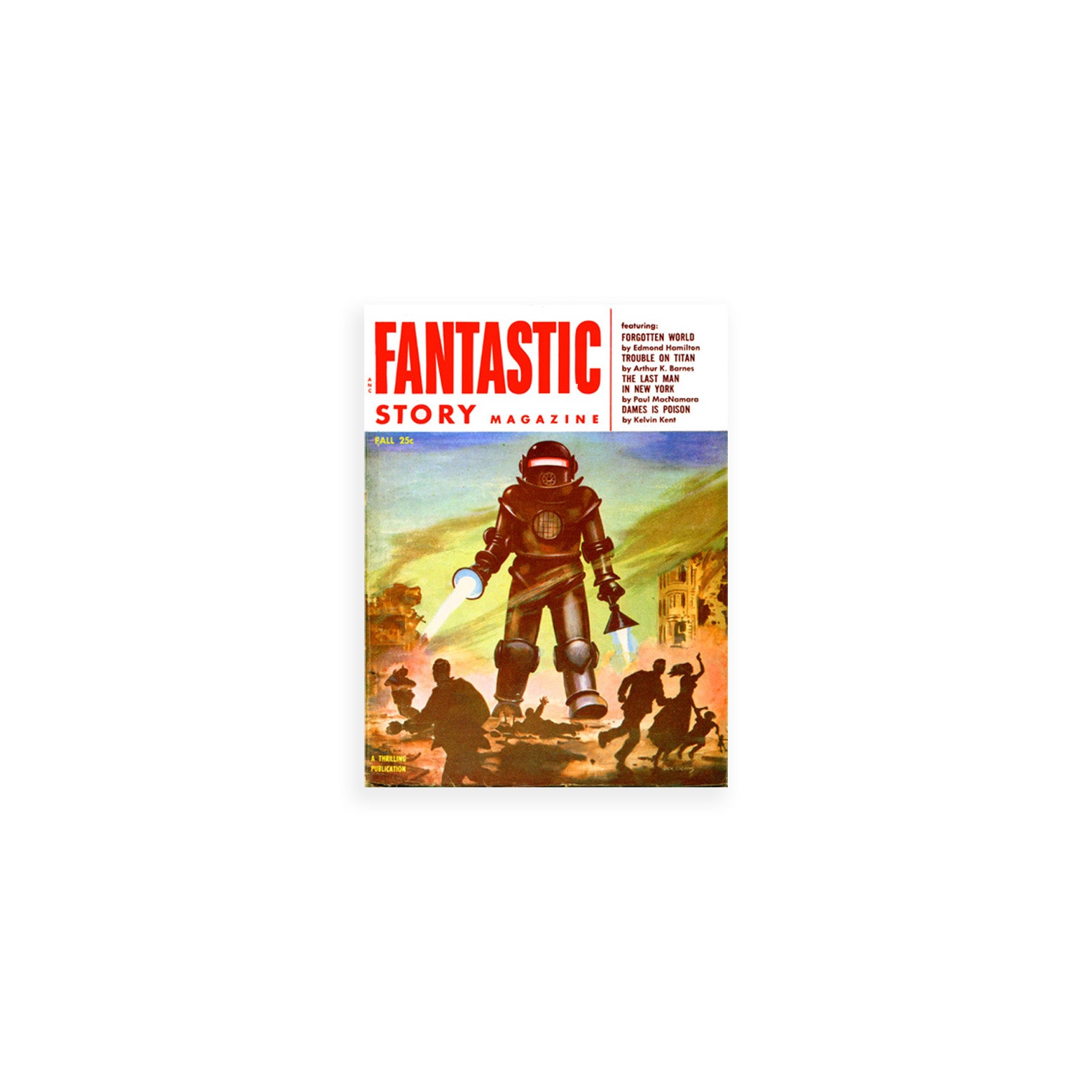 ファンタスティック・ストーリー・マガジン、1954年秋号/BTTFに出てる雑誌 Fantastic Story Magazine | Back To The Future | ReplicaPropStore