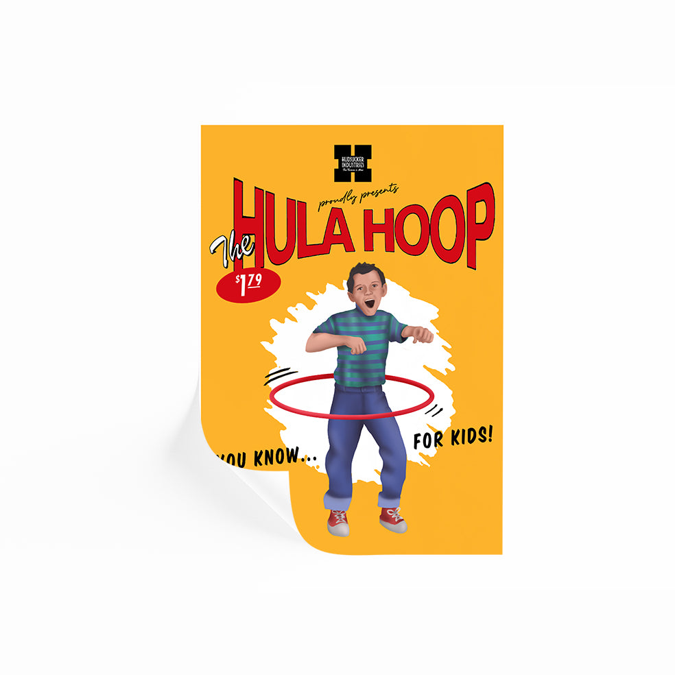 アートポスター　NICK ORSBORN 「HULA-HOOP 」 The Hula Hoop Poster | The Hudsucker Proxy | ReplicaPropStore