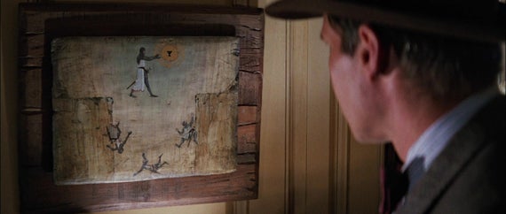 Grail Knight Leap Of Faith Wood Board Indiana Jones And The Last Crusade