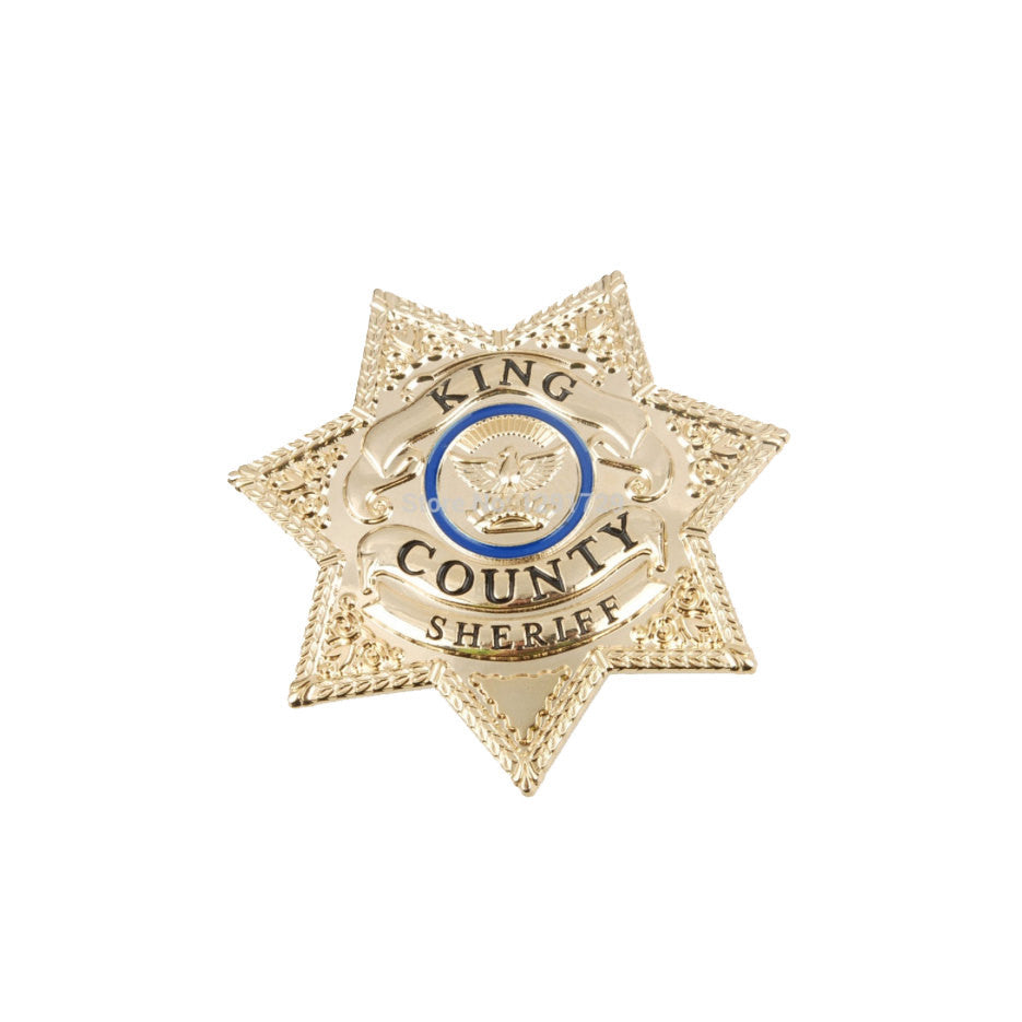 The Walking Dead King Country Sheriff Badge - Replica Prop Store
