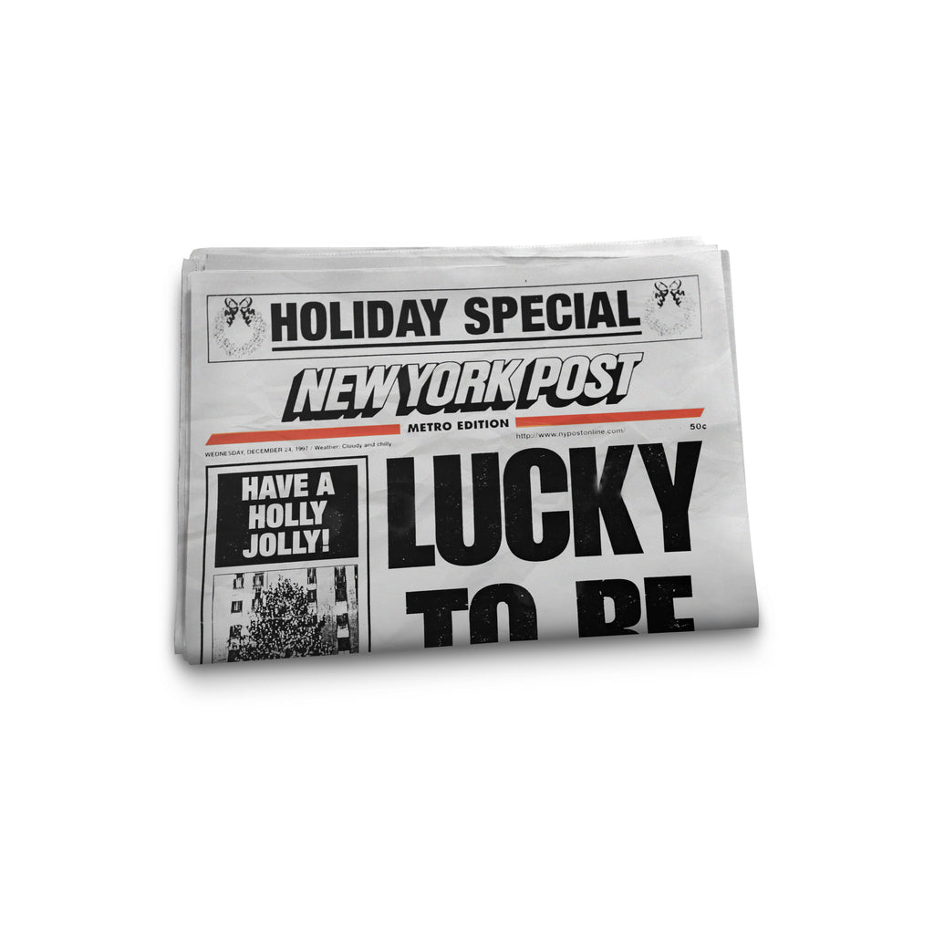 Lucky To Be Alive Newspaper | Eyes Wide Shut