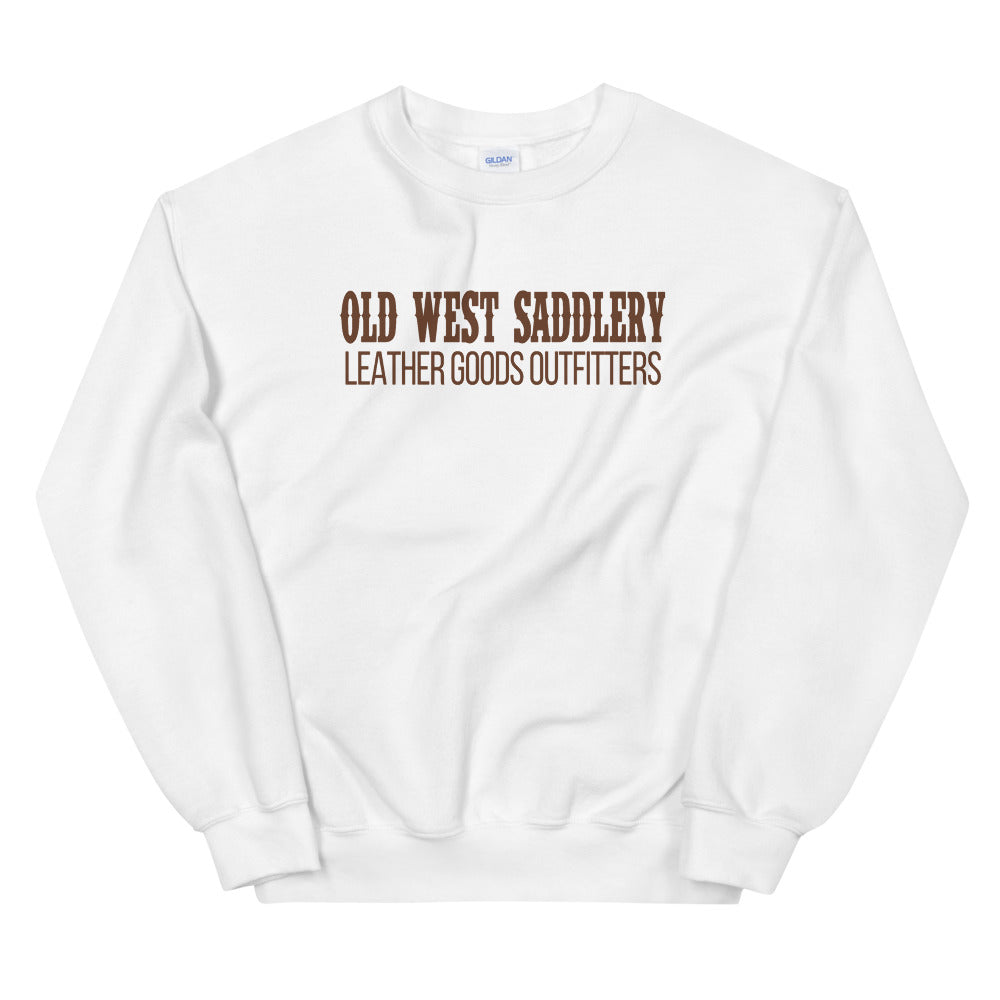 Old West Saddlery Leather Goods Outfitters Sweatshirt | Misery
