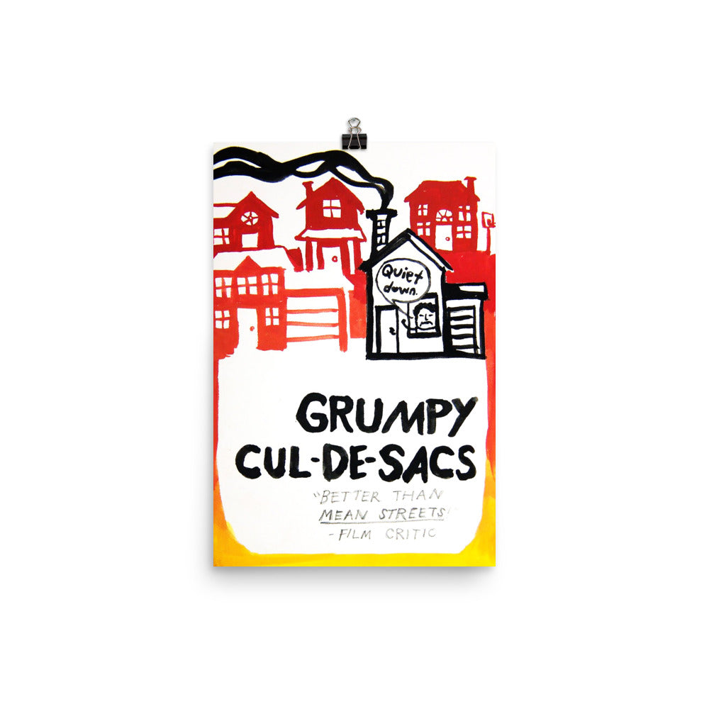 Grumpy Cul-De-Sacs Poster  Me And Earl And The Dying Girl