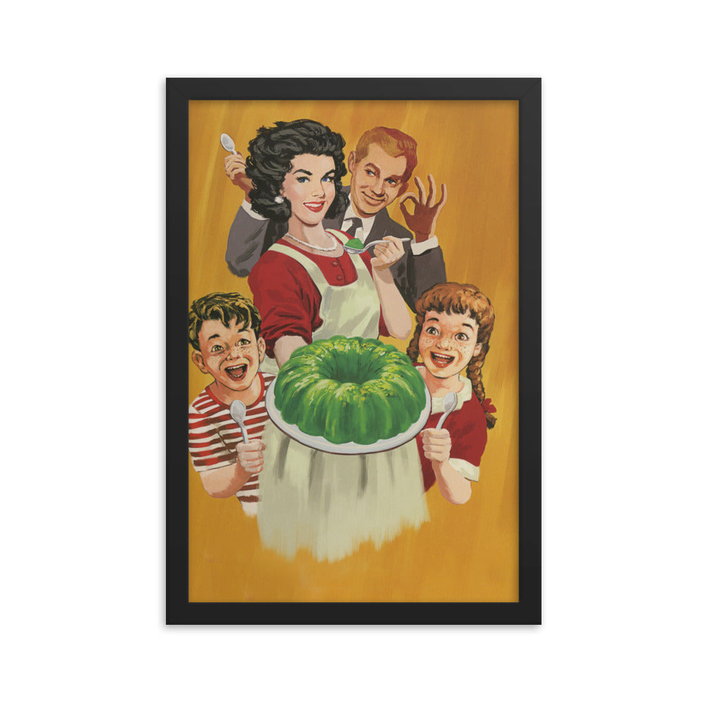 Green Jell-O Framed Poster The Shape Of Water