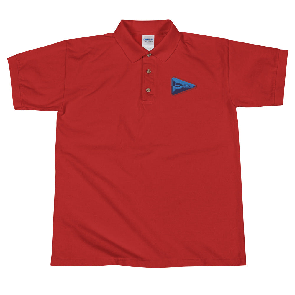 Benthic Petroleum Embroidered Polo Shirt | The Abyss