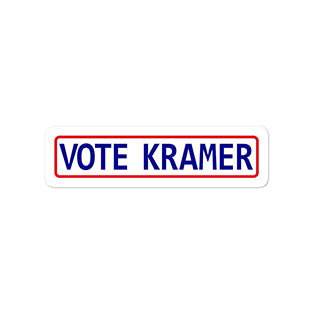 Vote Kramer Bumper Sticker | Seinfeld
