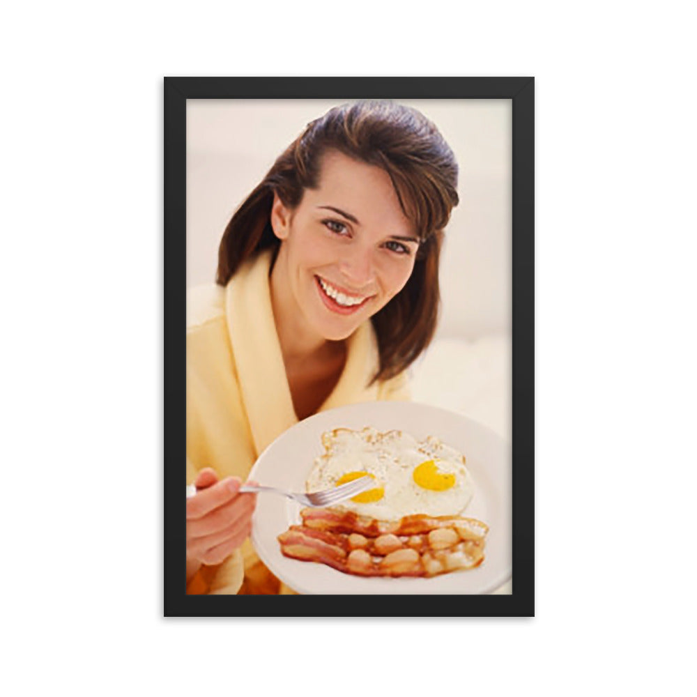 Ron Swanson's Breakfast Framed Poster | Parks And Recreation