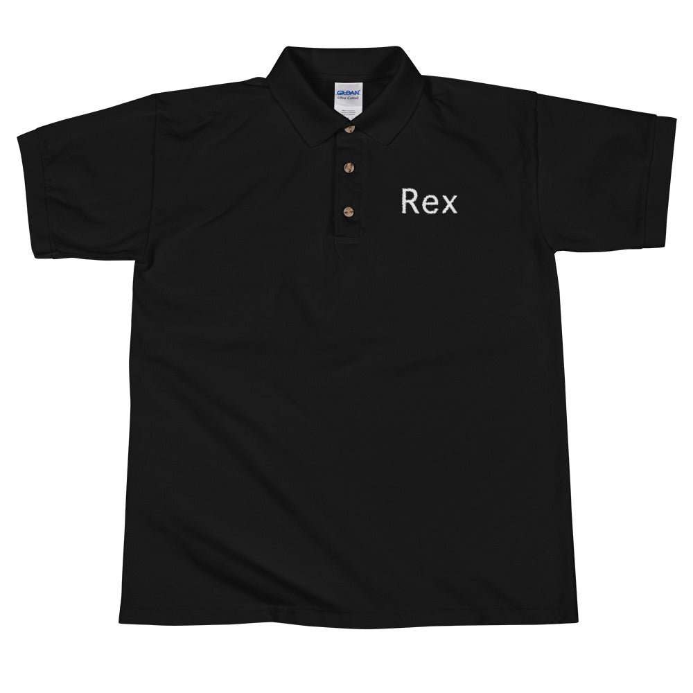 Rex Embroidered Polo Shirt | Napoleon Dynamite