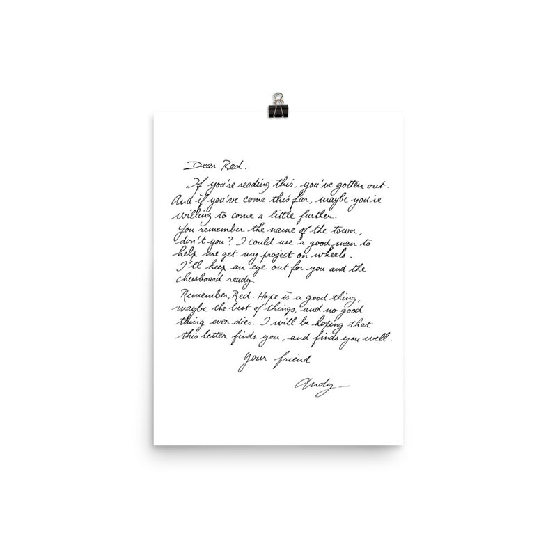 Andy's Letter | The Shawshank Redemption | ReplicaPropStore