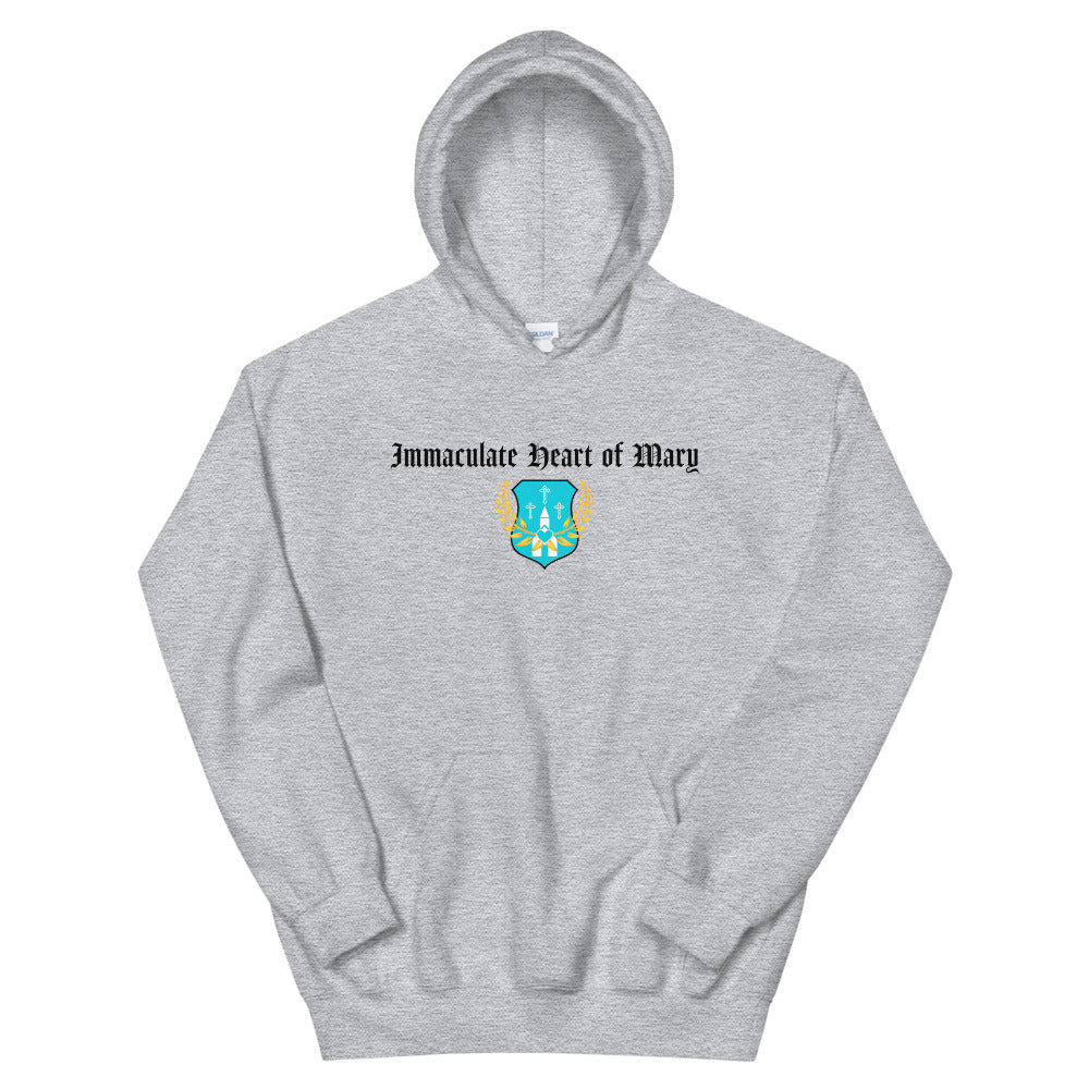 Immaculate Heart Of Mary Unisex Hoodie | Lady Bird