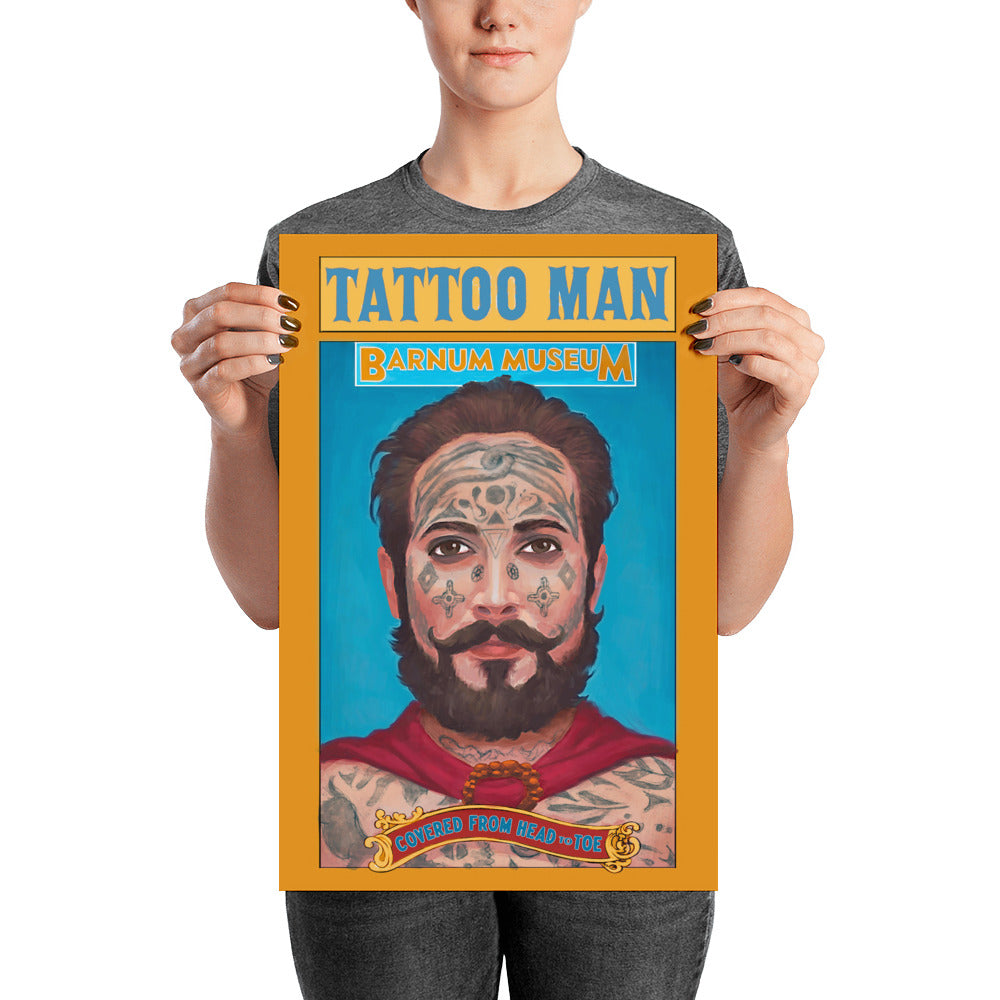 Tattoo Man Poster