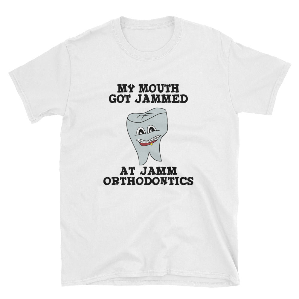 My Mouth Got Jammed At Jamm Orthodontics T-Shirt | Parks And Recreation