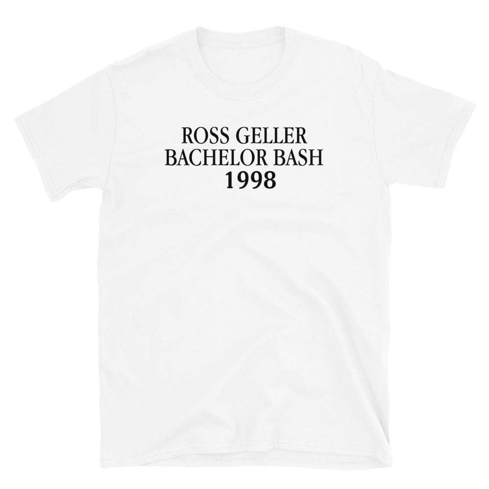 Ross Geller Bachelor Bash 1998 T-Shirt Friends ReplicaPropStore