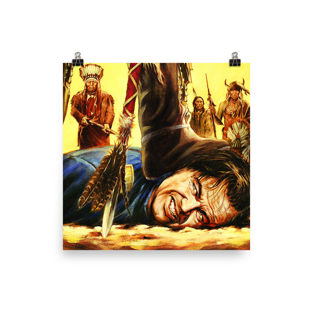 Comanche Uprising Square Poster | Once Upon A Time In Hollywood