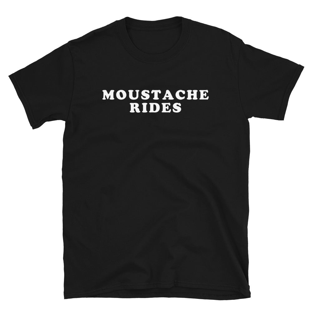 Moustache Rides Unisex T-Shirt | Mask